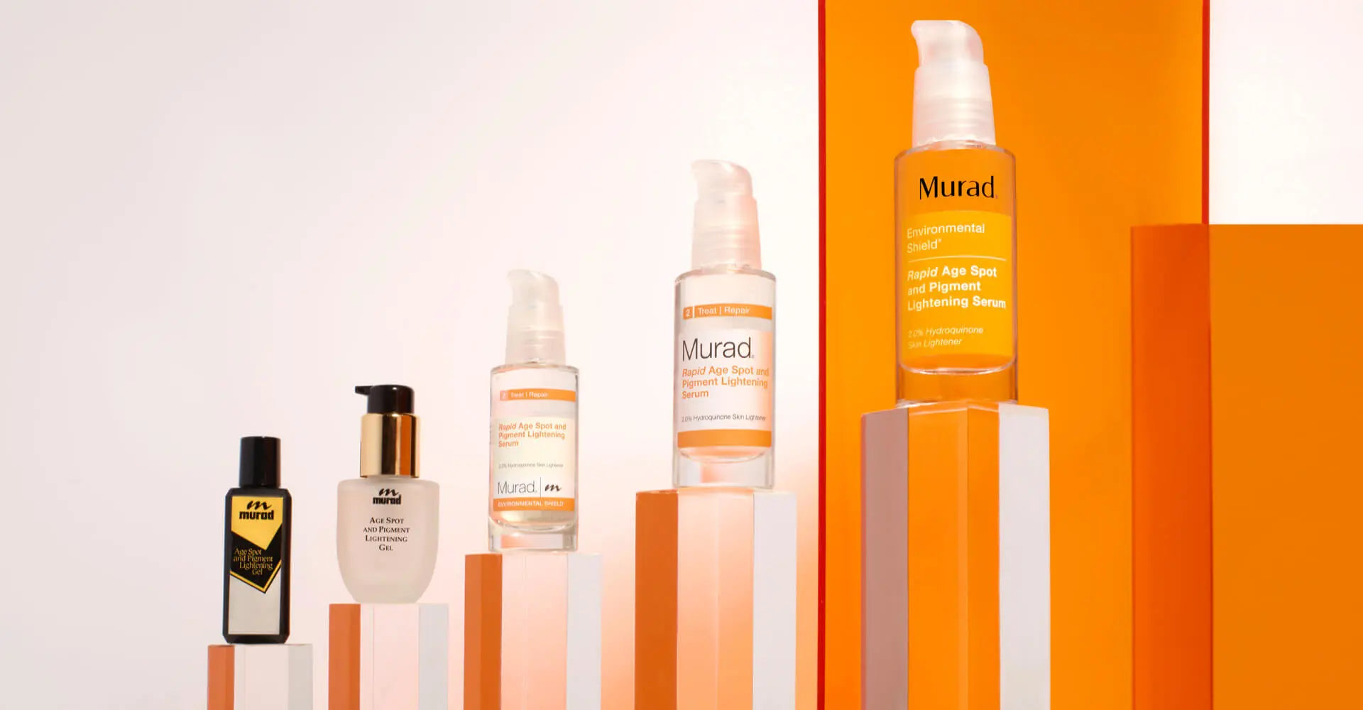 a group of murad rapid age spot and pigmentation lightening serum