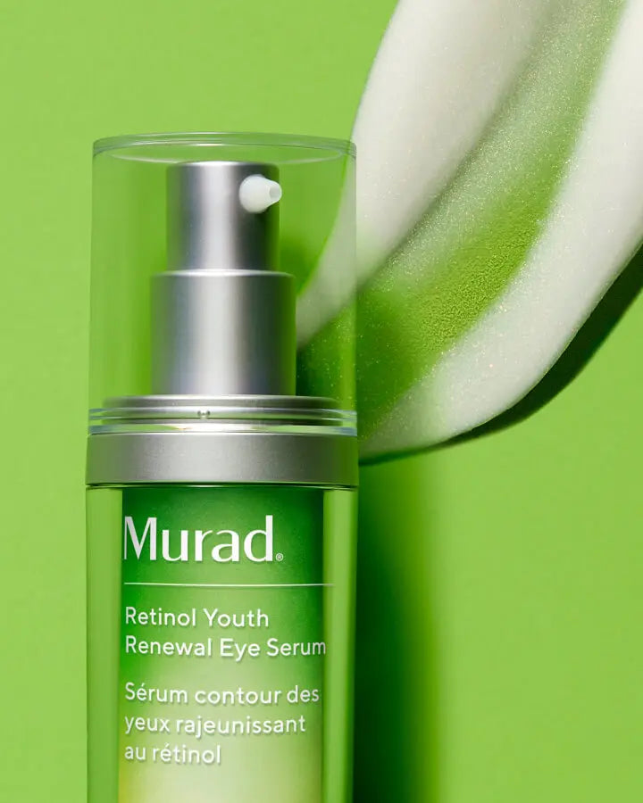 a bottle of retinol youth renewal eye serum