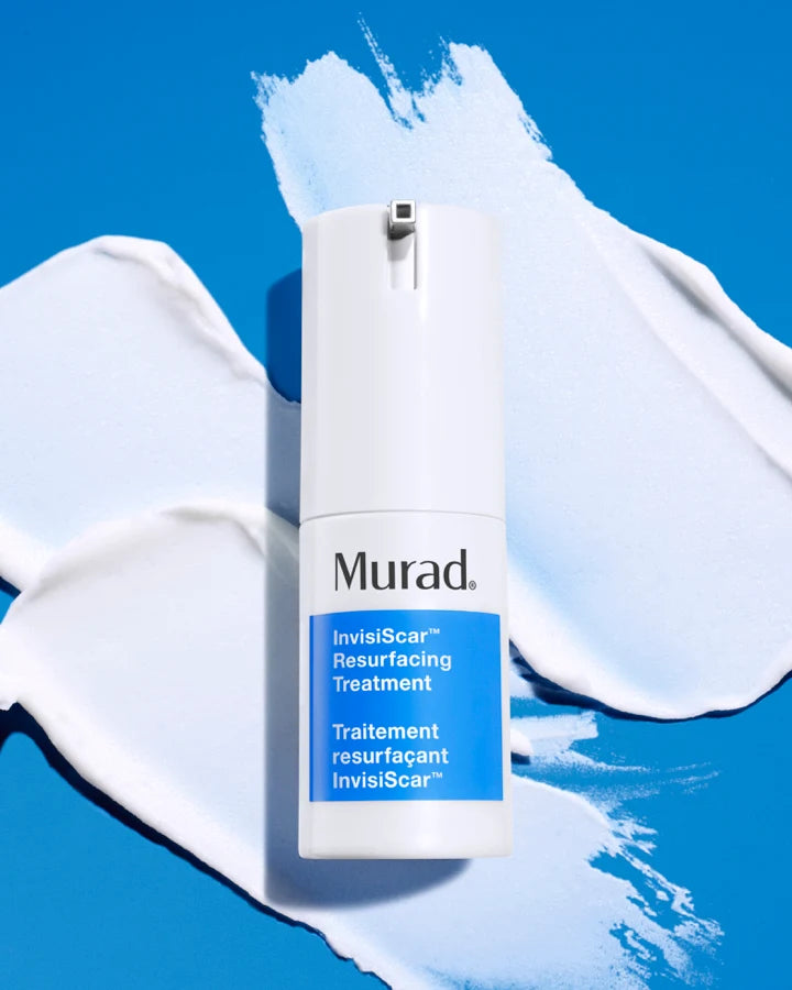 A bottle of InvisiScar Resurfacing Treatment