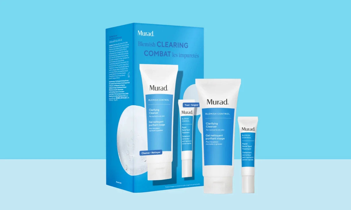 Get Ready to Glow Get a Free Blemish Clearing Value Set when you spend £60.