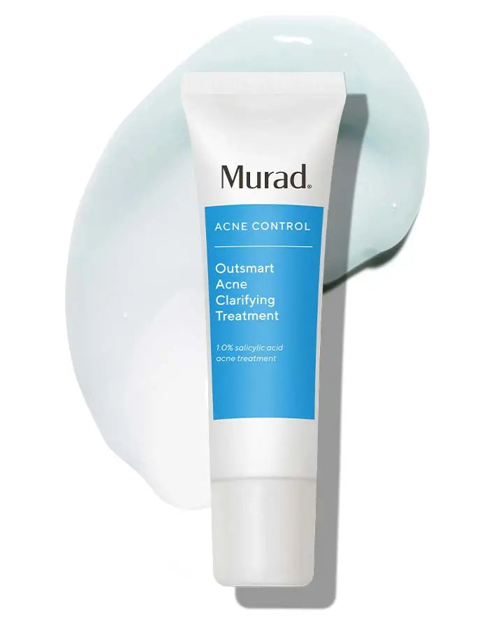 A tube of Outsmart Acne Clarifying Treatment