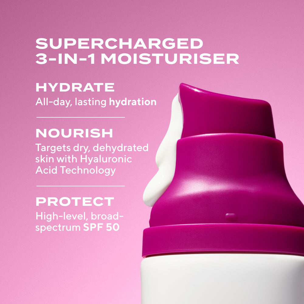 Superactive Moisturiser SPF 50: Hydrating