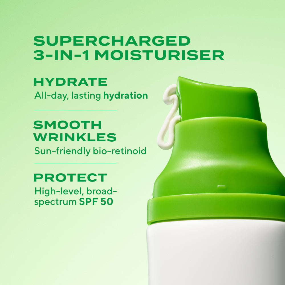 Superactive Moisturiser SPF 50: Wrinkle Fighting