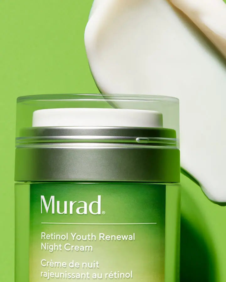 a bottle of retinol youth renewal night cream